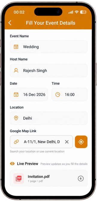 Fill Details & Fast Approval Fill Details & Fast Approval